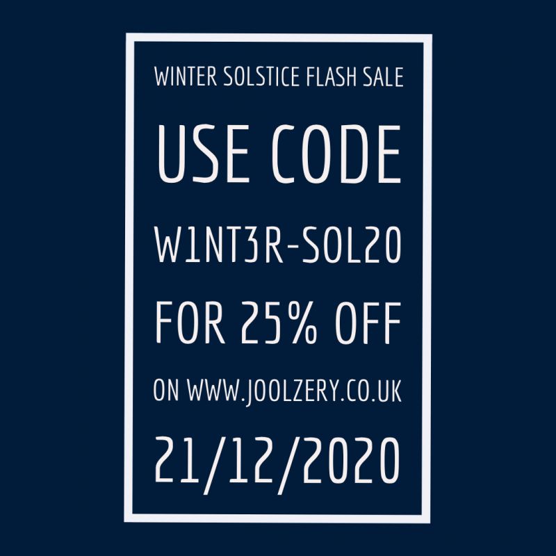Joolzery 2020 Winter Solstice Flash Sale Voucher Code